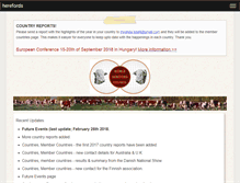 Tablet Screenshot of herefords.com