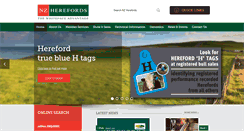 Desktop Screenshot of herefords.co.nz
